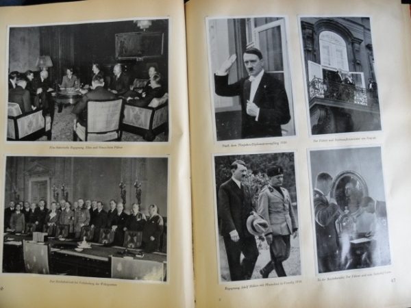 Adolf Hitler Pre-printed Photo Card Album (#28732)